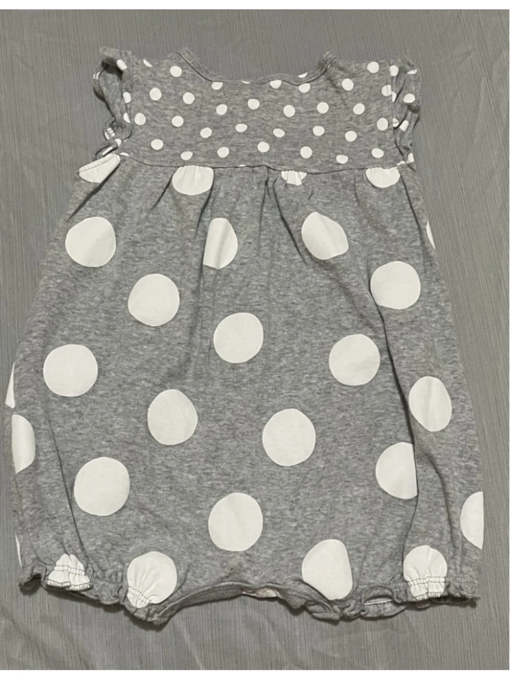 Girls Carter’s twin 12 Months Polka Dot Rompers